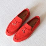 Luxury Suede Loafers with Minimal Summer Elegance Style