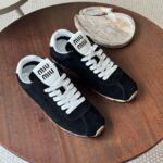 Miu Miu Plume nappa sneakers