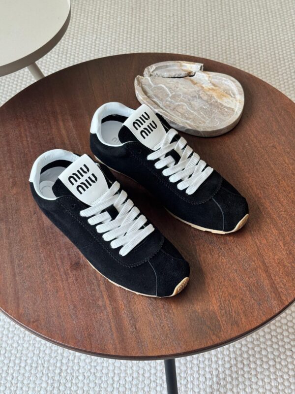 Miu Miu Plume nappa sneakers