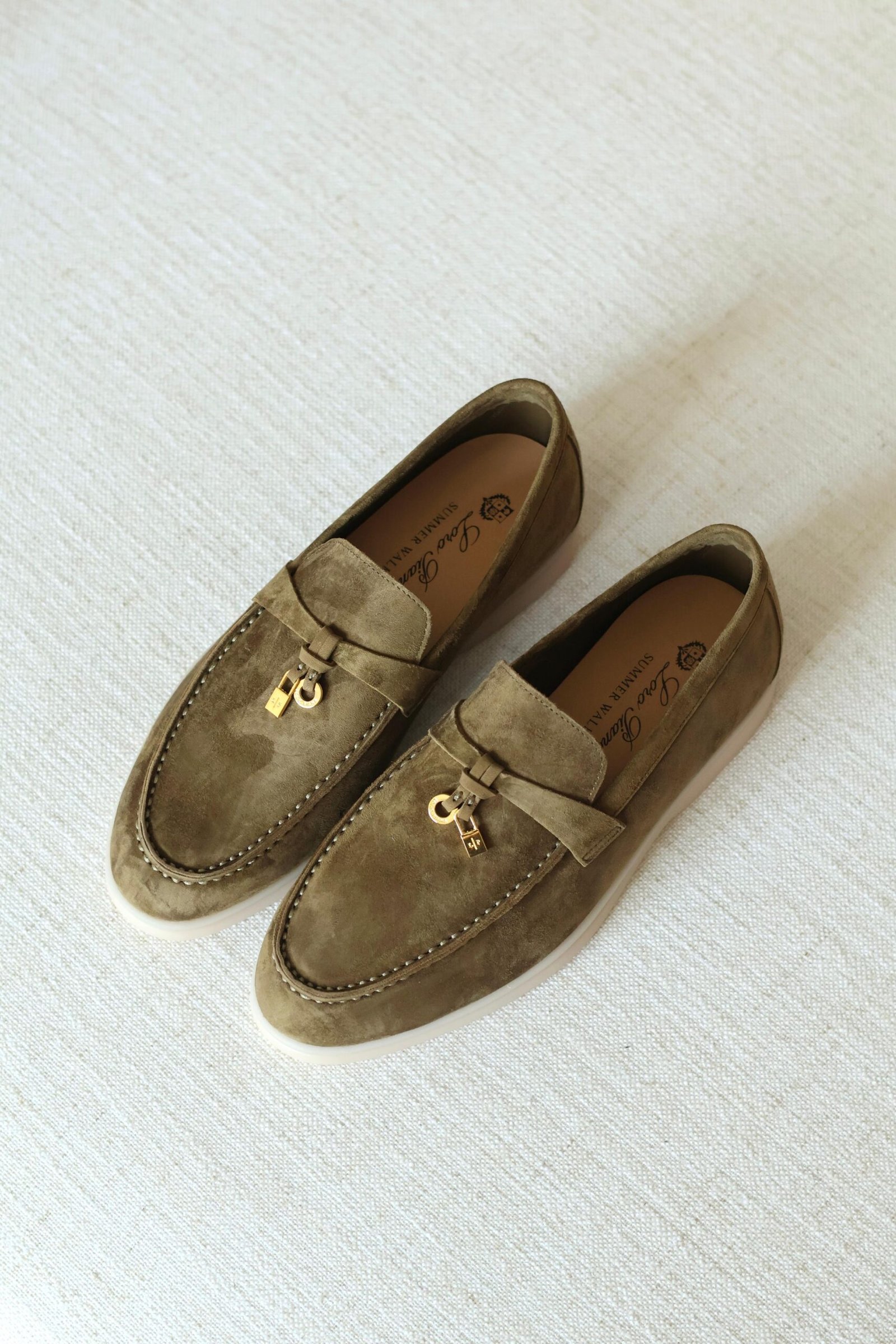 Luxury Suede Loafers with Minimal Summer Elegance Style
