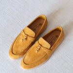 Luxury Suede Loafers with Minimal Summer Elegance Style