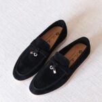Luxury Suede Loafers with Minimal Summer Elegance Style