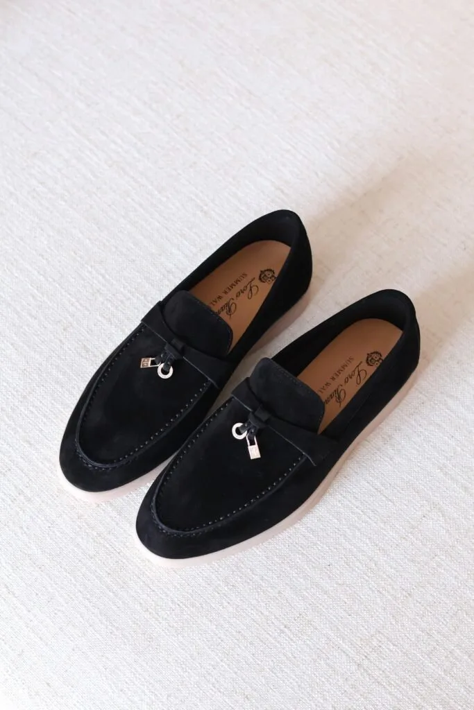 Luxury Suede Loafers with Minimal Summer Elegance Style