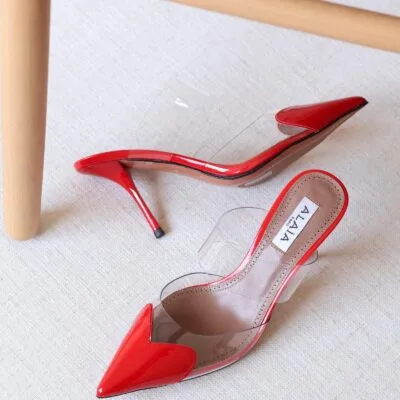 Alaïa Le Coeur Mules
