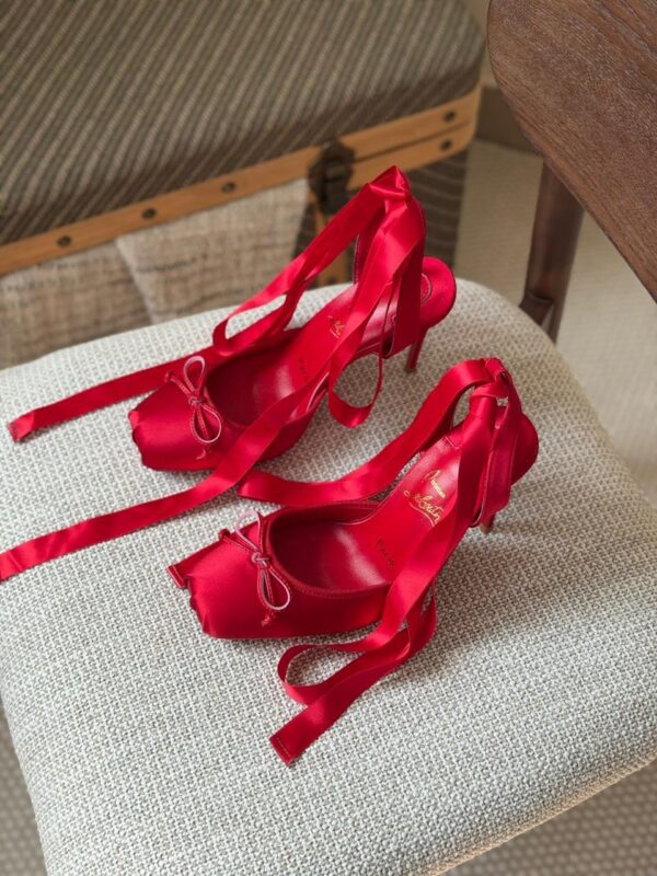 Louboutin Cassia Lace Up 100mm