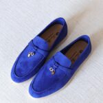 Luxury Suede Loafers with Minimal Summer Elegance Style