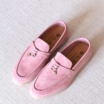 Luxury Suede Loafers with Minimal Summer Elegance Style
