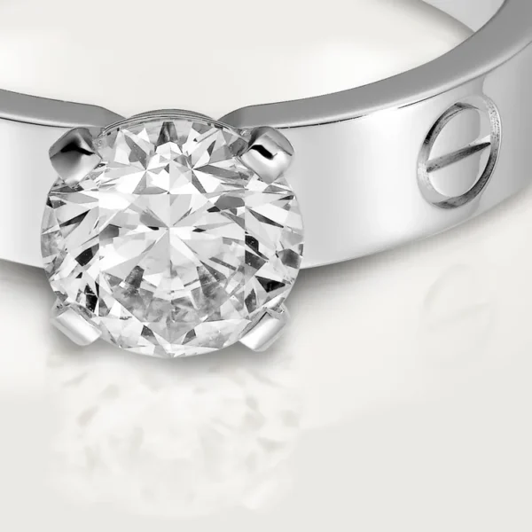 LOVE solitaire, brilliant-cut diamond  Jewellery