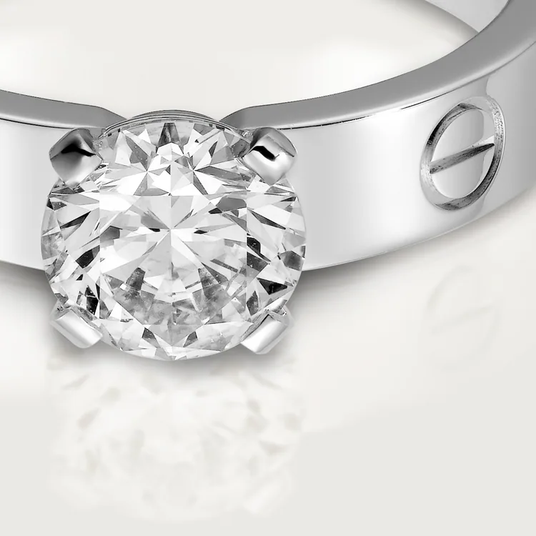 LOVE solitaire, brilliant-cut diamond  Jewellery