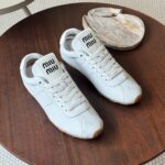 Miu Miu Plume nappa sneakers