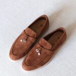 Luxury Suede Loafers with Minimal Summer Elegance Style