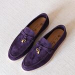 Luxury Suede Loafers with Minimal Summer Elegance Style
