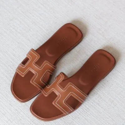 Brown with White line