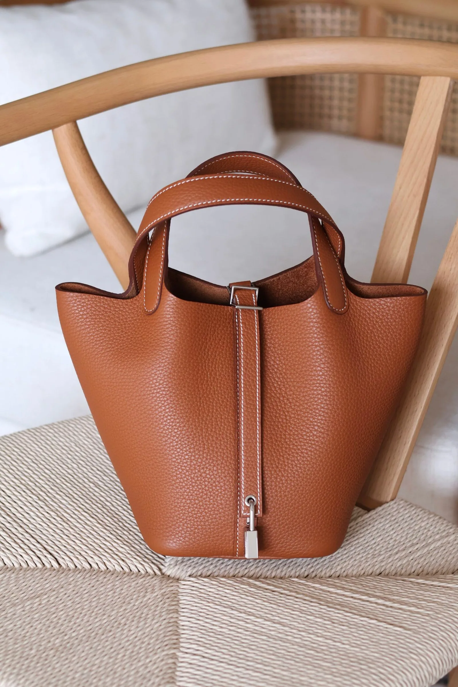 Hermes Picotin 18 Bag - Platinum Hardware