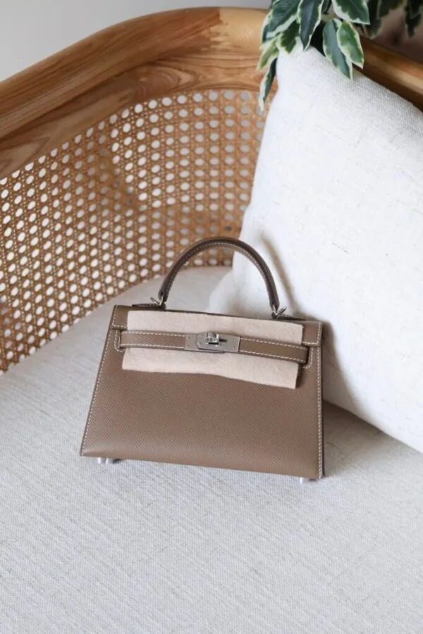 Hermes Mini Kelly Bag - Palladium Hardware