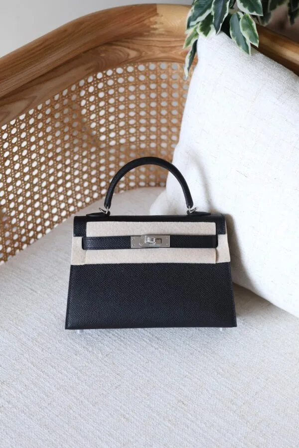 Hermes Mini Kelly Bag - Palladium Hardware