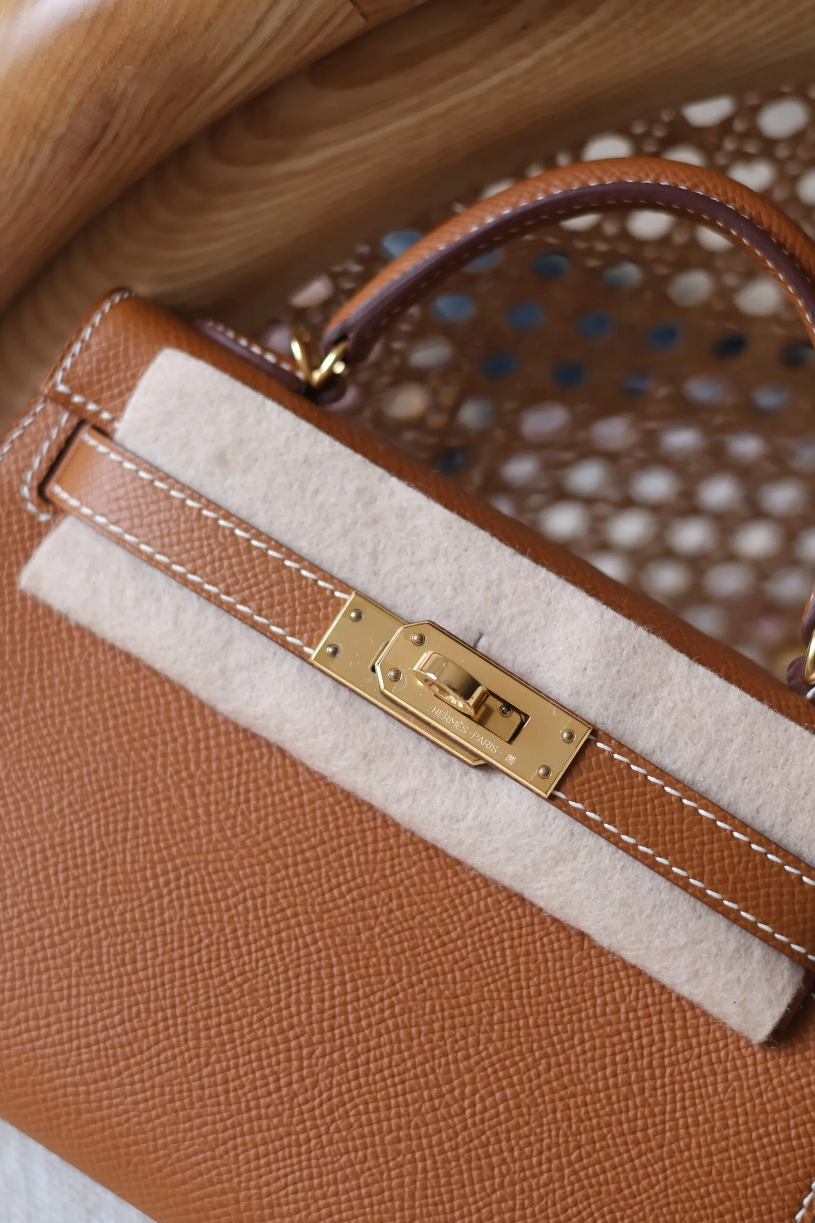 Hermes Mini Kelly bag - Gold hardware