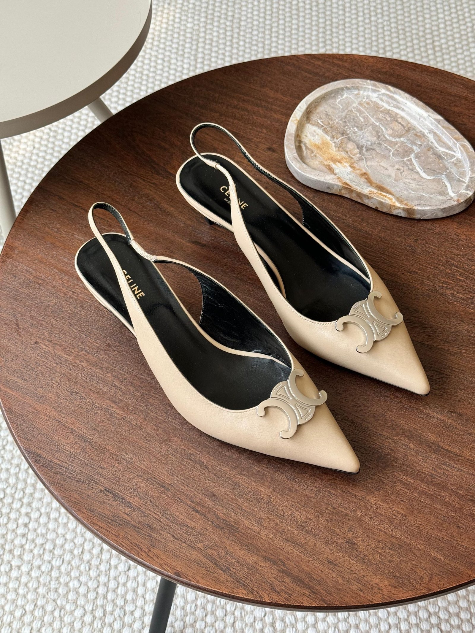 Celine Alma Triomphe slingbacks