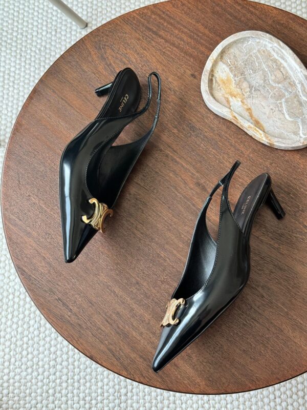 Celine Alma Triomphe slingbacks