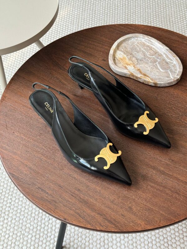 Celine Alma Triomphe slingbacks