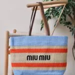 Miu Miu crochet tote bag