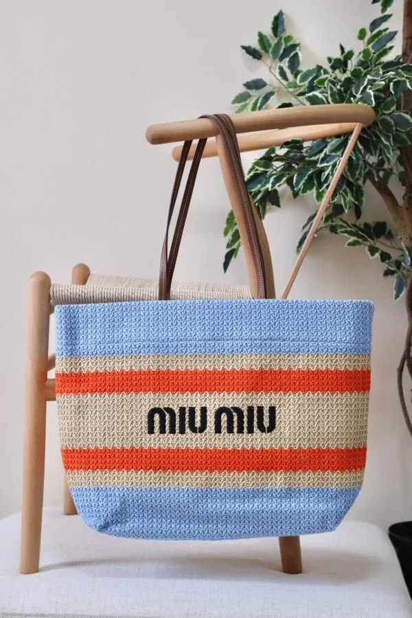 Miu Miu crochet tote bag