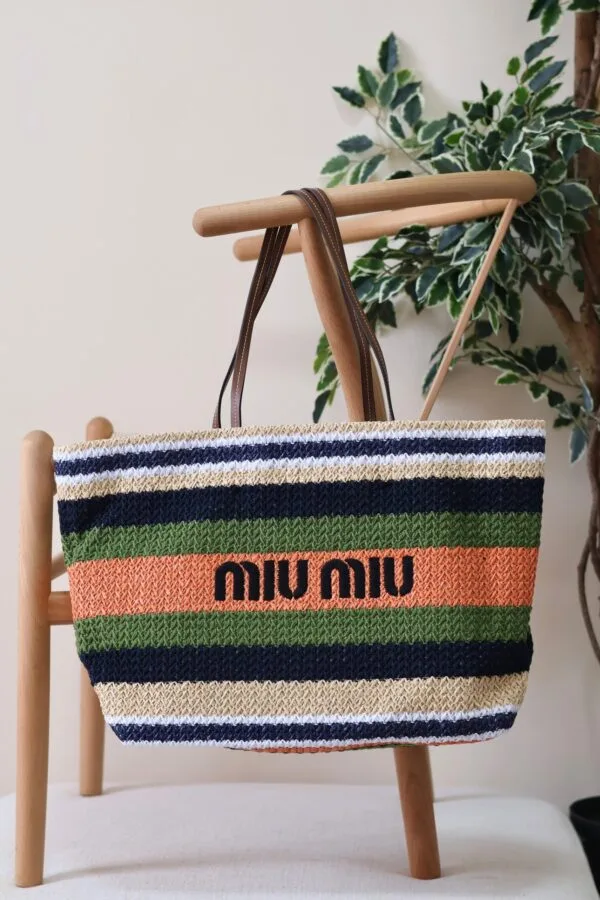 Miu Miu crochet tote bag