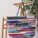 Miu Miu crochet tote bag