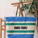 Miu Miu crochet tote bag