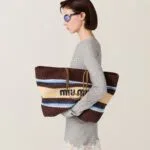 Miu Miu crochet tote bag