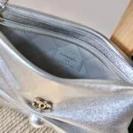 Chanel clutch bag with pearl 24cm