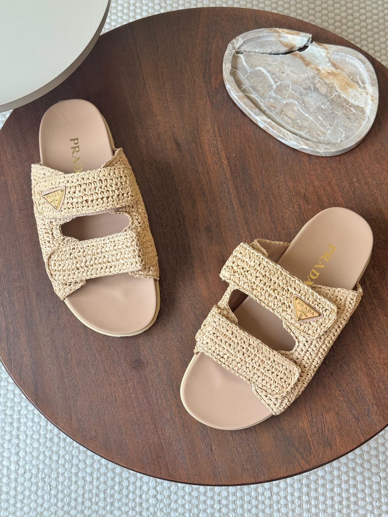 Prada Crochet Sandals