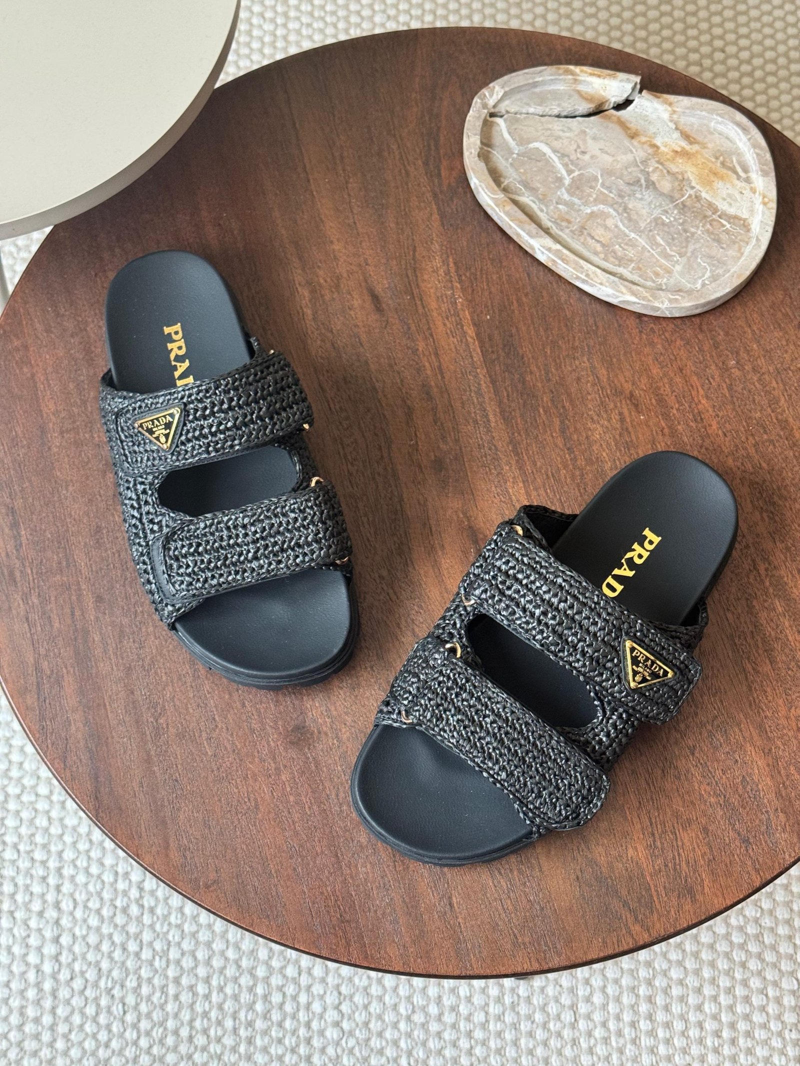 Prada Crochet Sandals