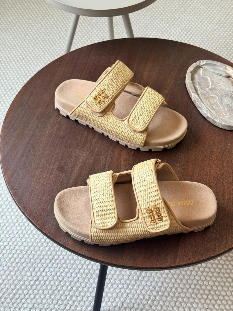 Miu Miu Raffia sandals