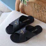 Prada Saffiano slides