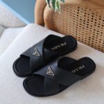 Prada Saffiano slides
