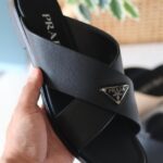 Prada Saffiano slides