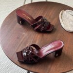 YSL Square heel