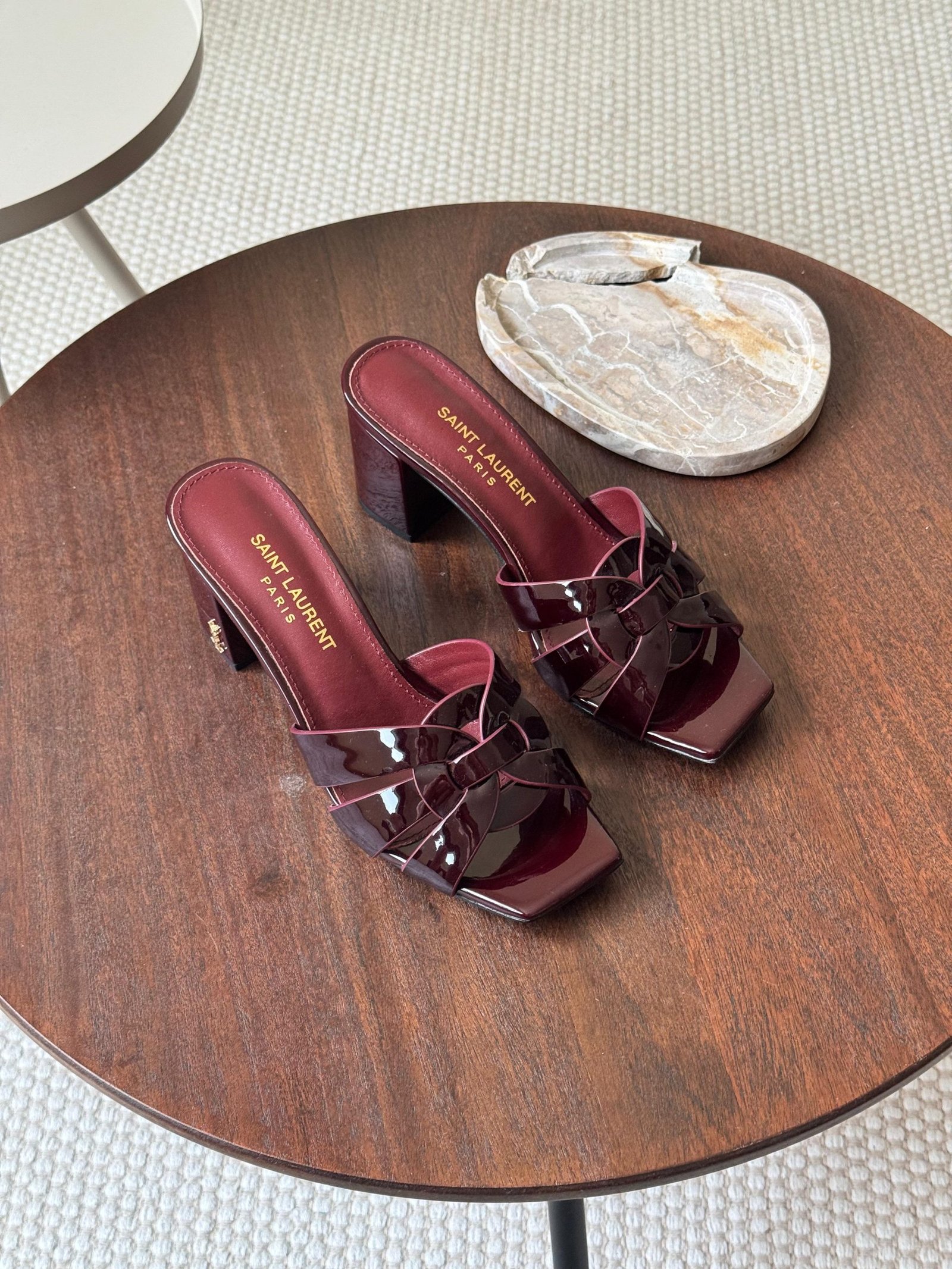 YSL Square heel