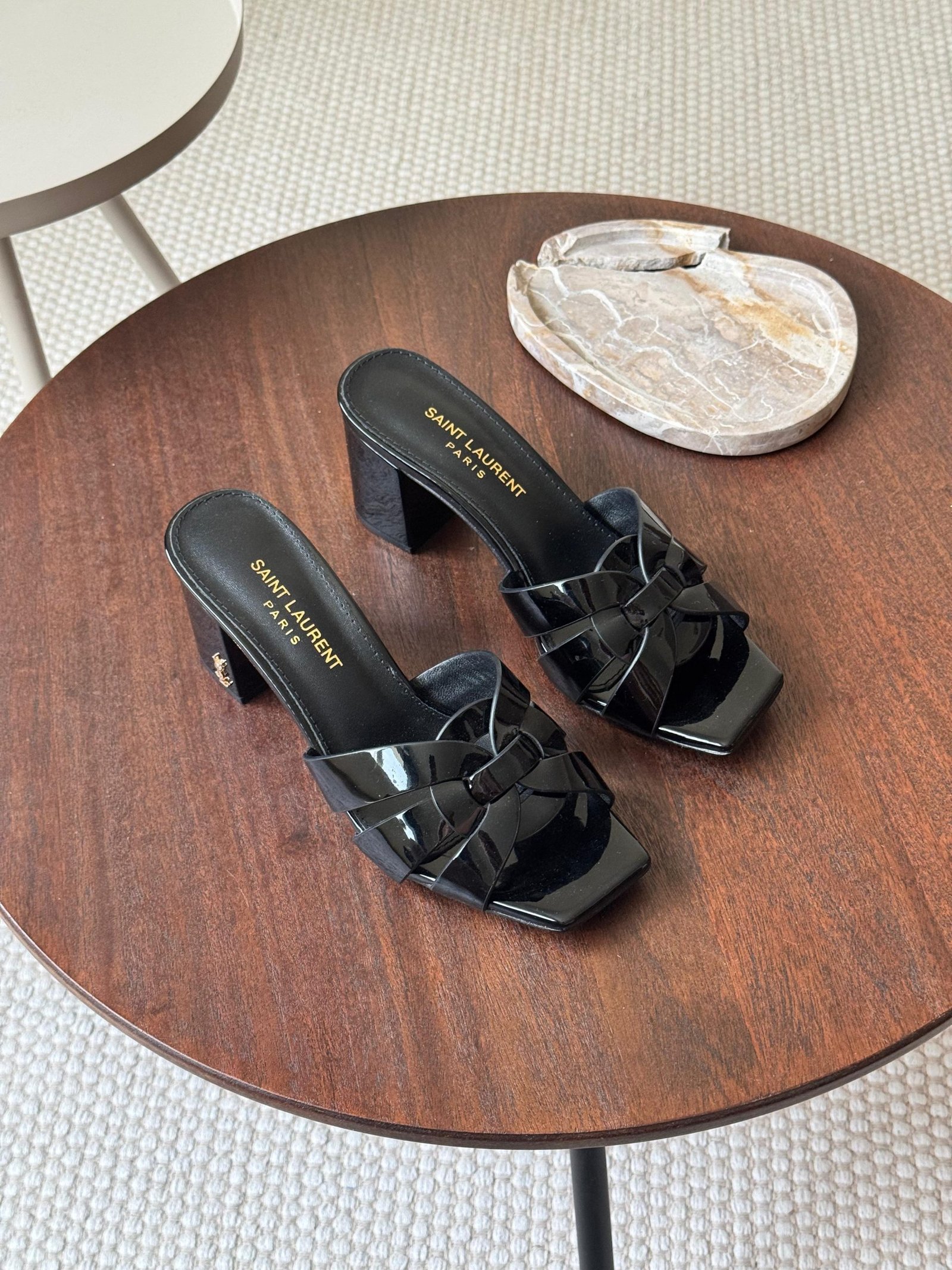 YSL Square heel