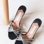 Aquazzura Tequila 10cm mules