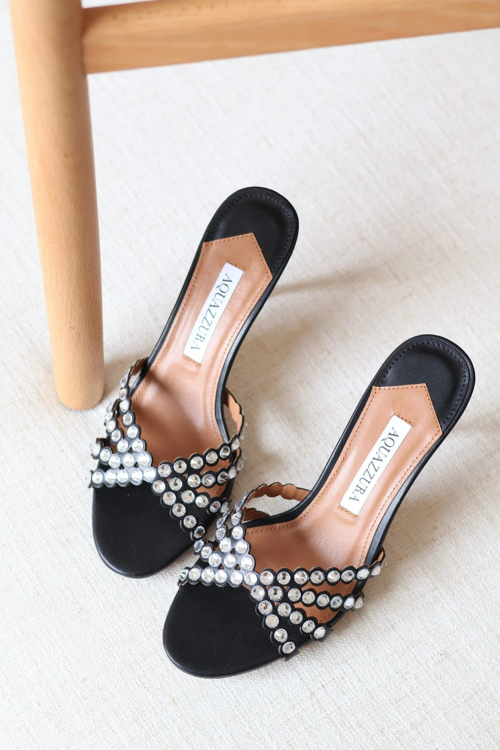 Aquazzura Tequila 10cm mules