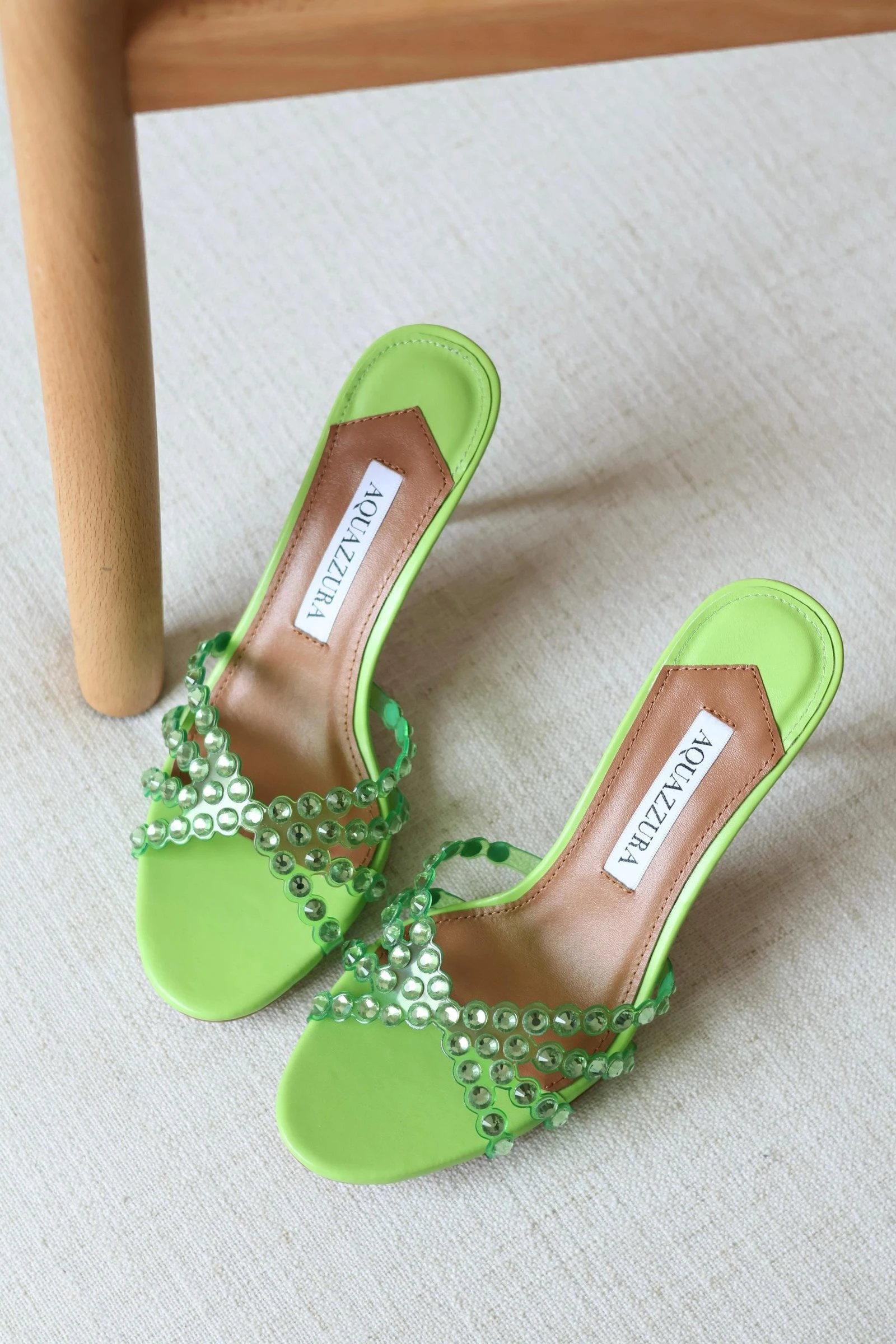 Aquazzura Tequila 10cm mules
