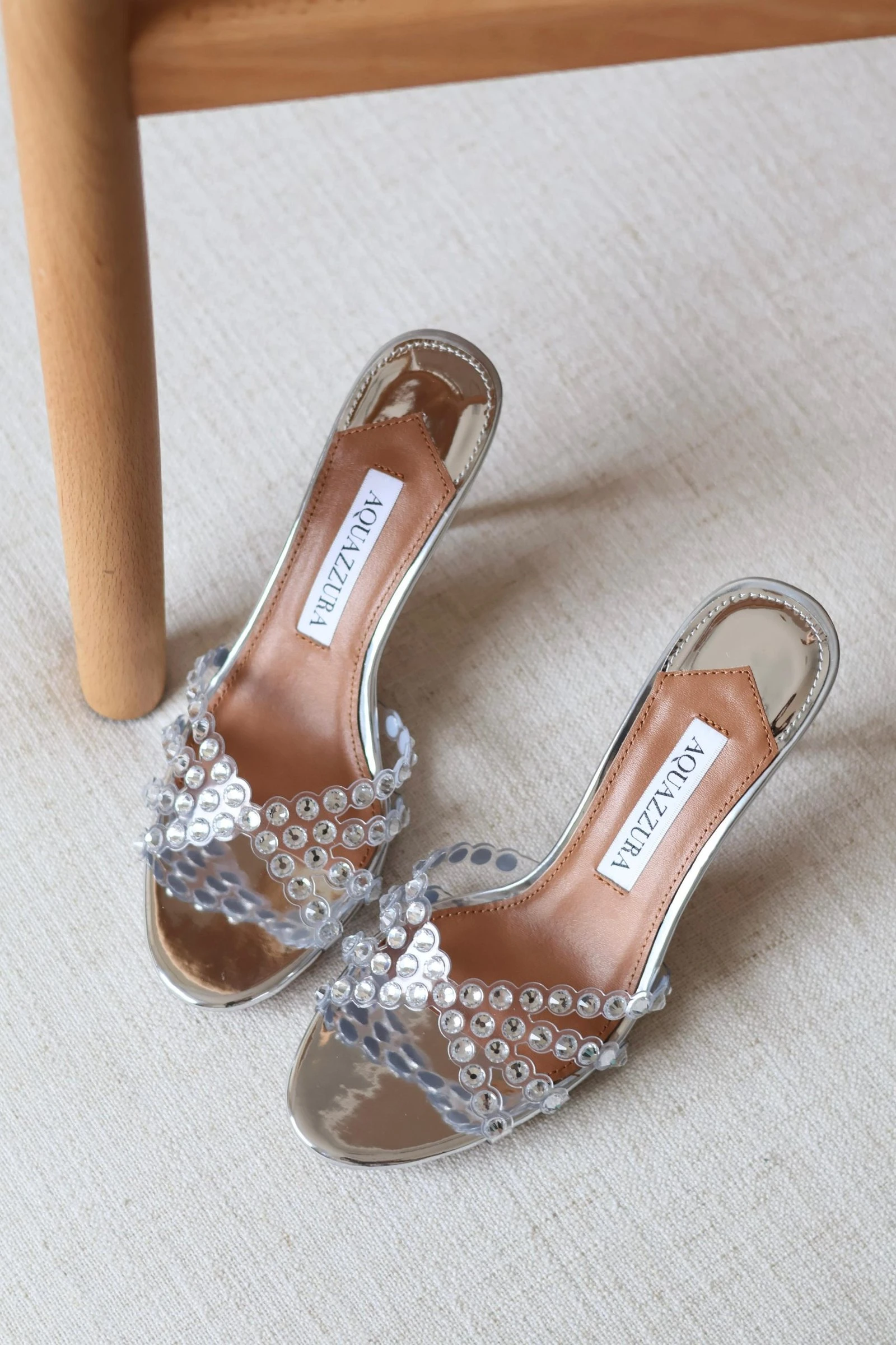 Aquazzura Tequila 10cm mules