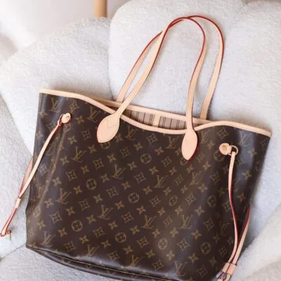 Monogram with tan handles