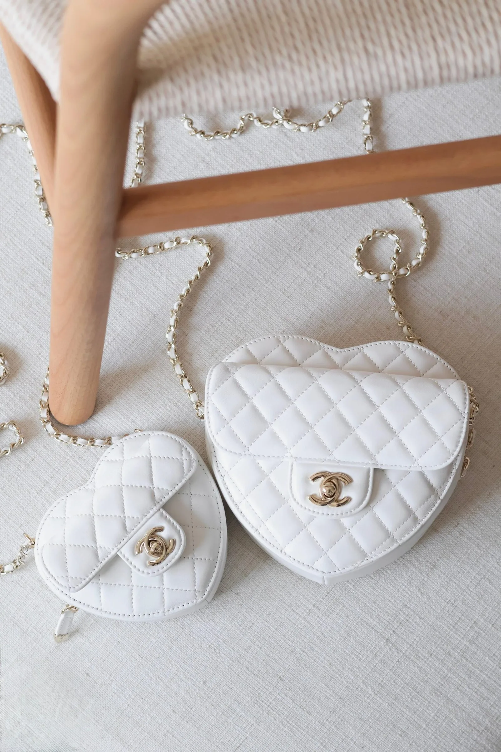 Chanel Heart bag - Mini & Large