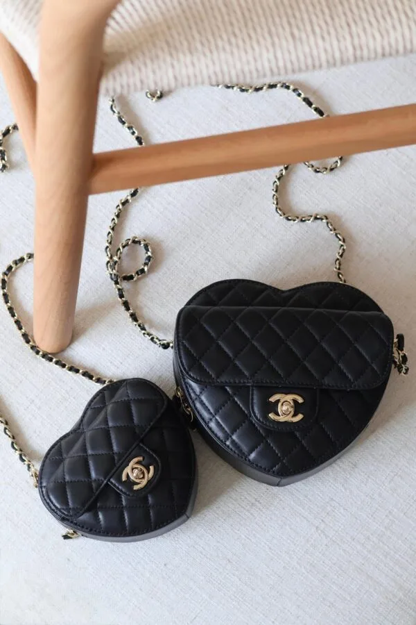 Chanel Heart bag - Mini & Large