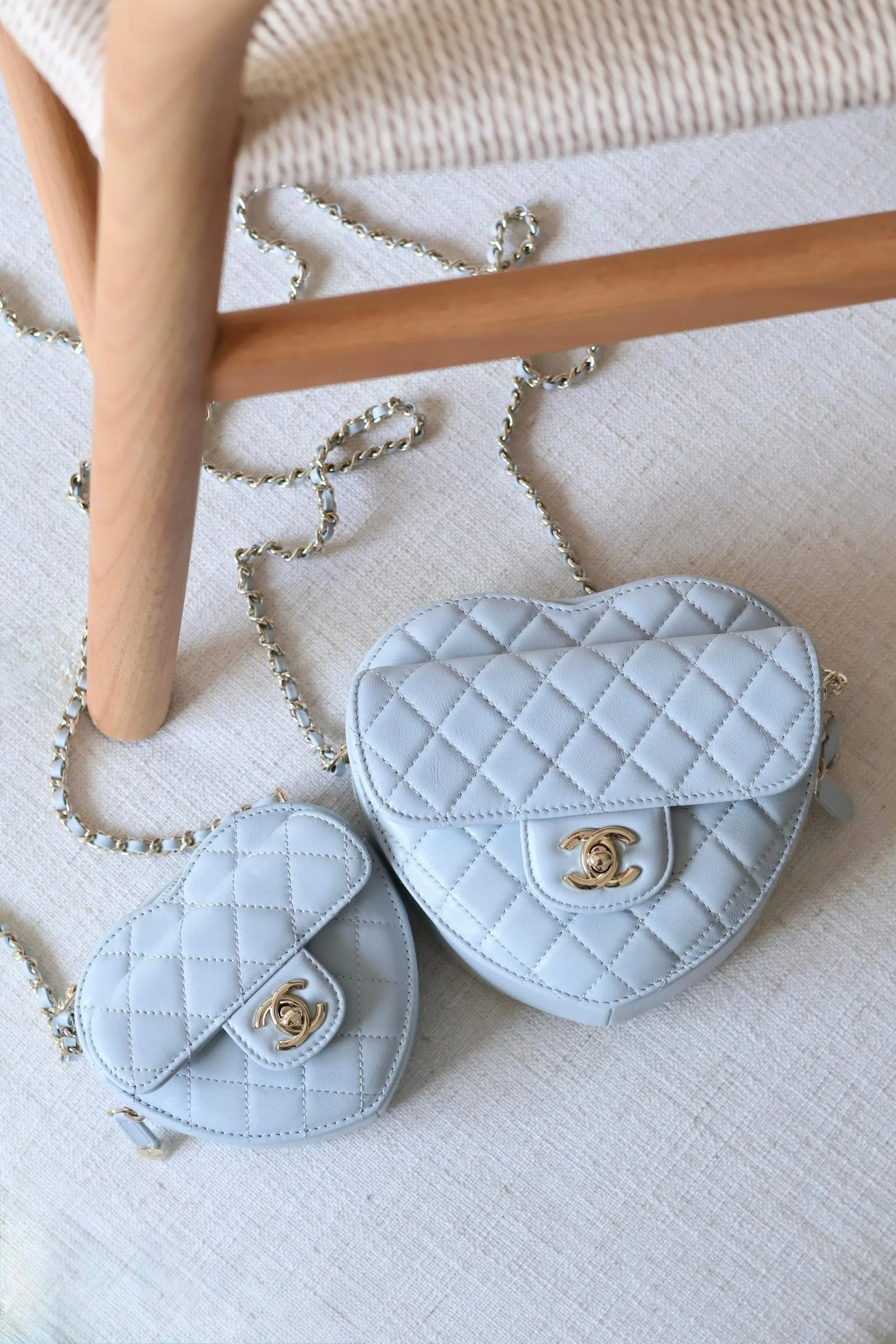 Chanel Heart bag - Mini & Large