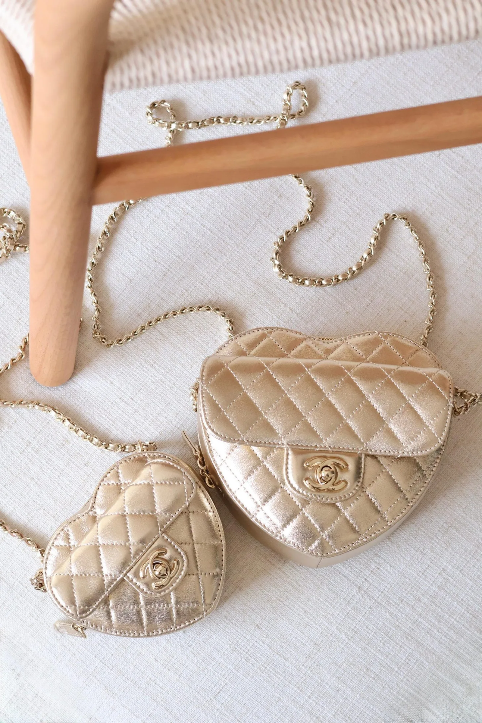 Chanel Heart bag - Mini & Large