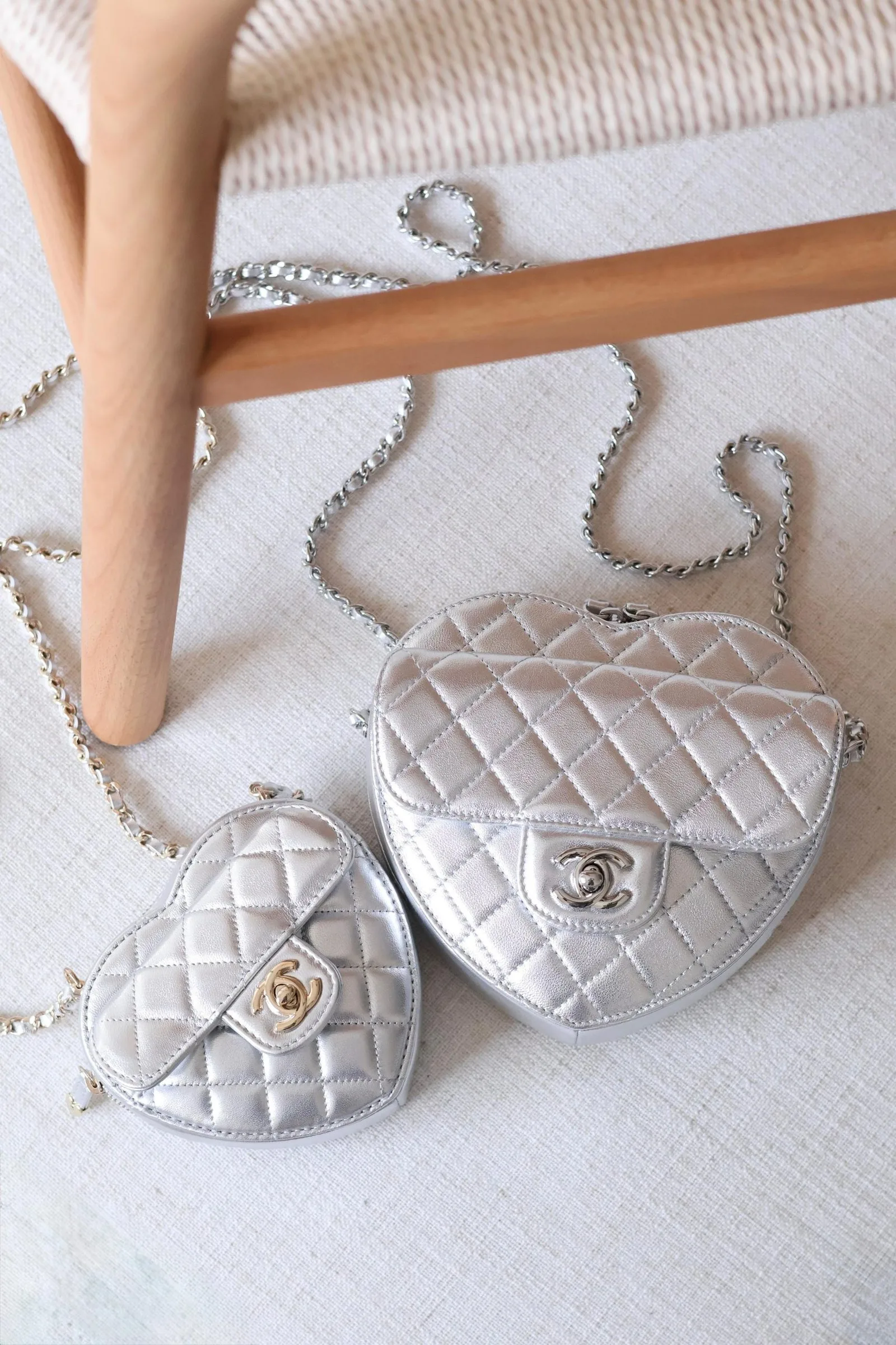 Chanel Heart bag - Mini & Large